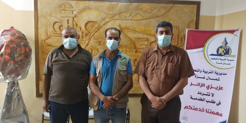  توفير ثمانية آلاف كمامة طبية لطلبته
