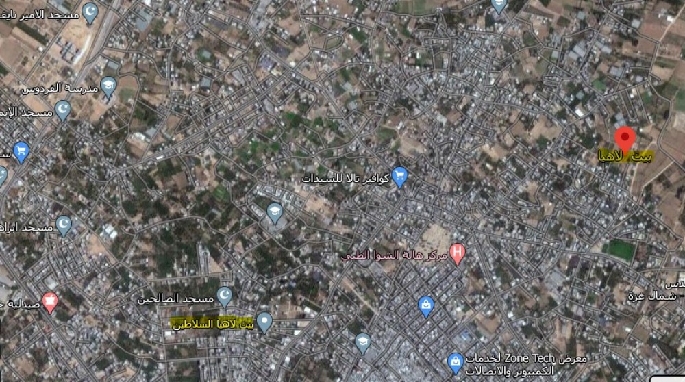 خارطة بيت لاهيا