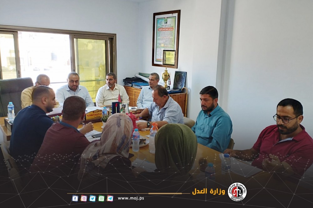 الشؤون المهنية بوزارة العدل تعزز تعاونها مع نقابة المهندسين