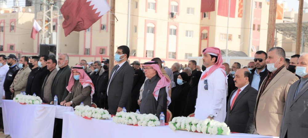 وضع حجر الأساس لمشروع مستشفى حمد بن جاسم برفح