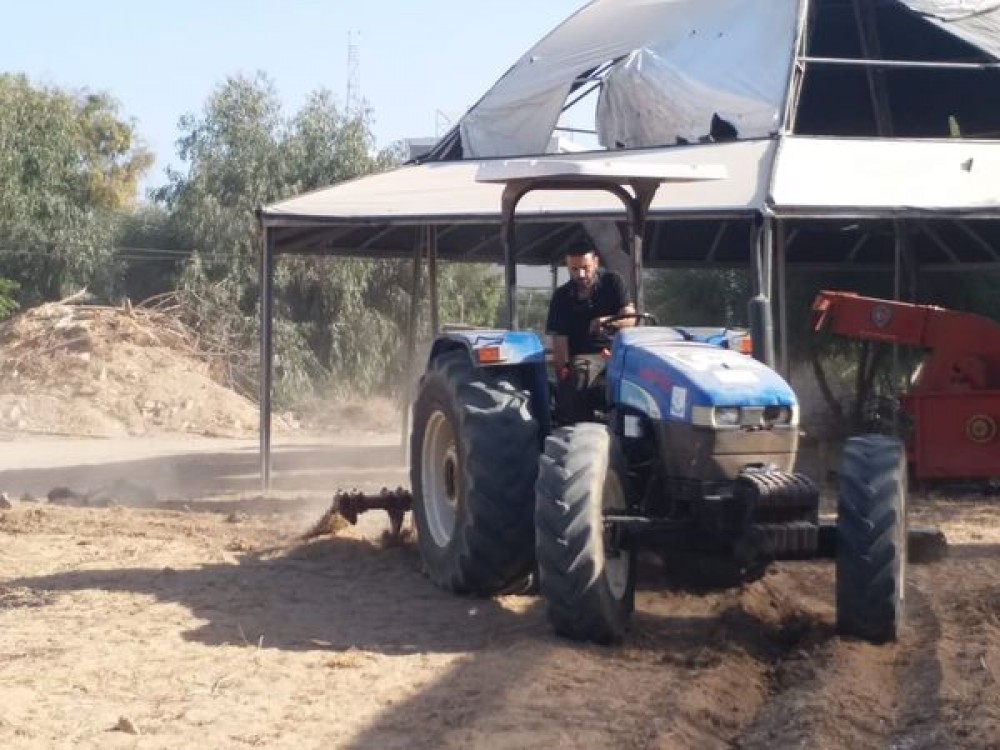 الزراعة تشرع بتجهيز مشتل غزة المركزي