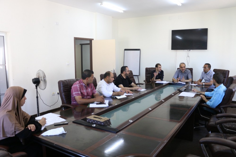 المالية تنظم ورشة عمل لمناقشة آليات الخصم من المستحقات لبلدية غزة