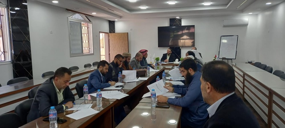 كلية الدعوة بالأوقاف تعقد ورشة عمل بعنوان (إعادة صياغة النظام الأكاديميّ وتطويره)