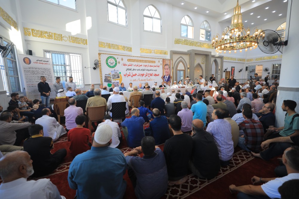 أوقاف الشمال تفتتح مسجد حسن شراب شرق المحافظة