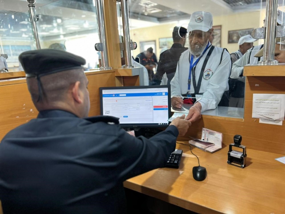 جانب من مغادرة الفوج الثالث 
