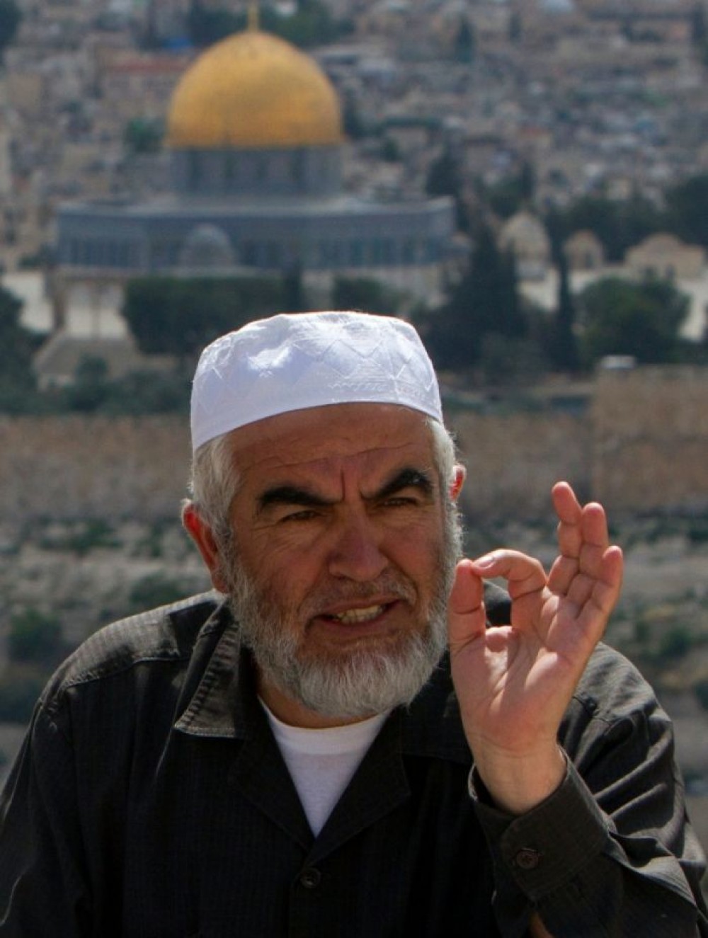 رئيس الحركة الإسلامية في الداخل الفلسطيني المحتل الشيخ رائد صلاح
