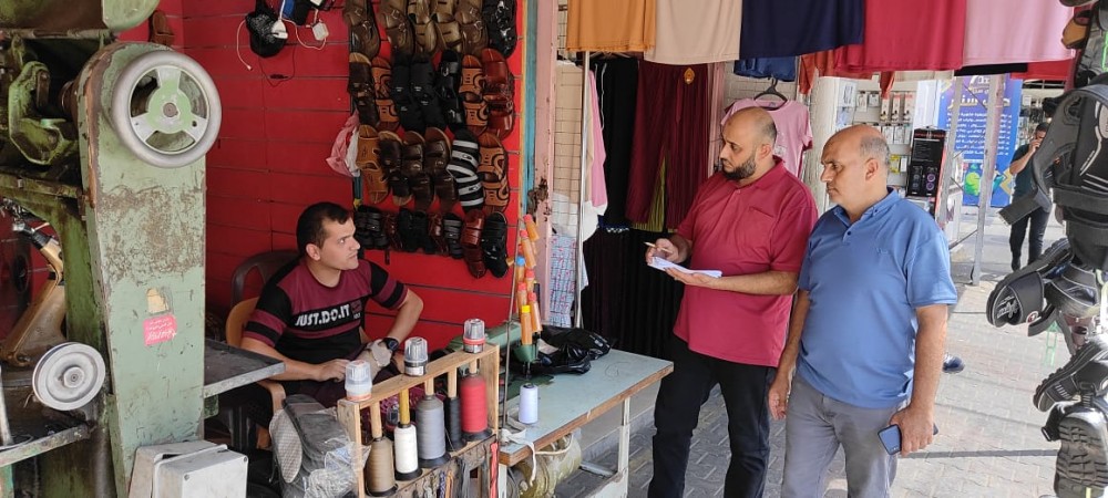 عمل رفح تختتم زيارات الدفعة الأولى من تقييمات المسجلين للمشاريع الصغيرة