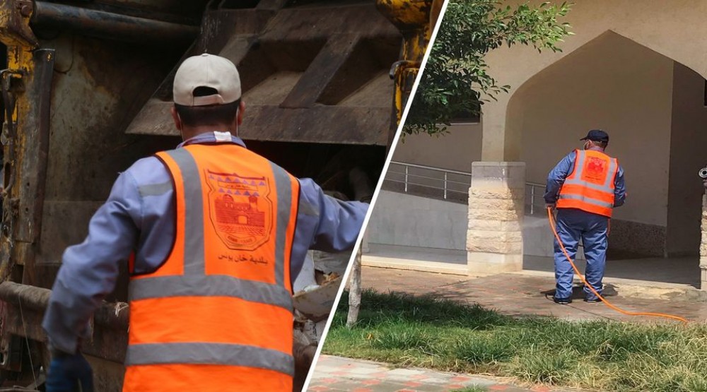 بلدية خان يونس: جمع 52 طن نفايات وتطهير 6 مناطق جديدة 