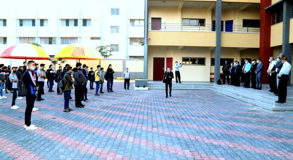 تعليم خان يونس يفتتح مدرسة عمر الأغا وفق البروتوكول الصحي