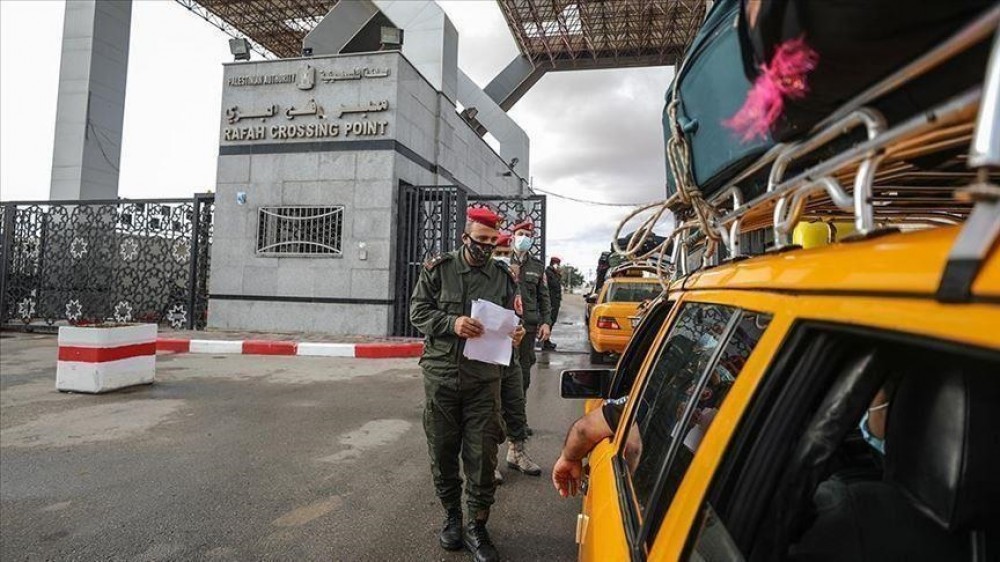 بوابة معبر رفح البري جنوب قطاع غزة