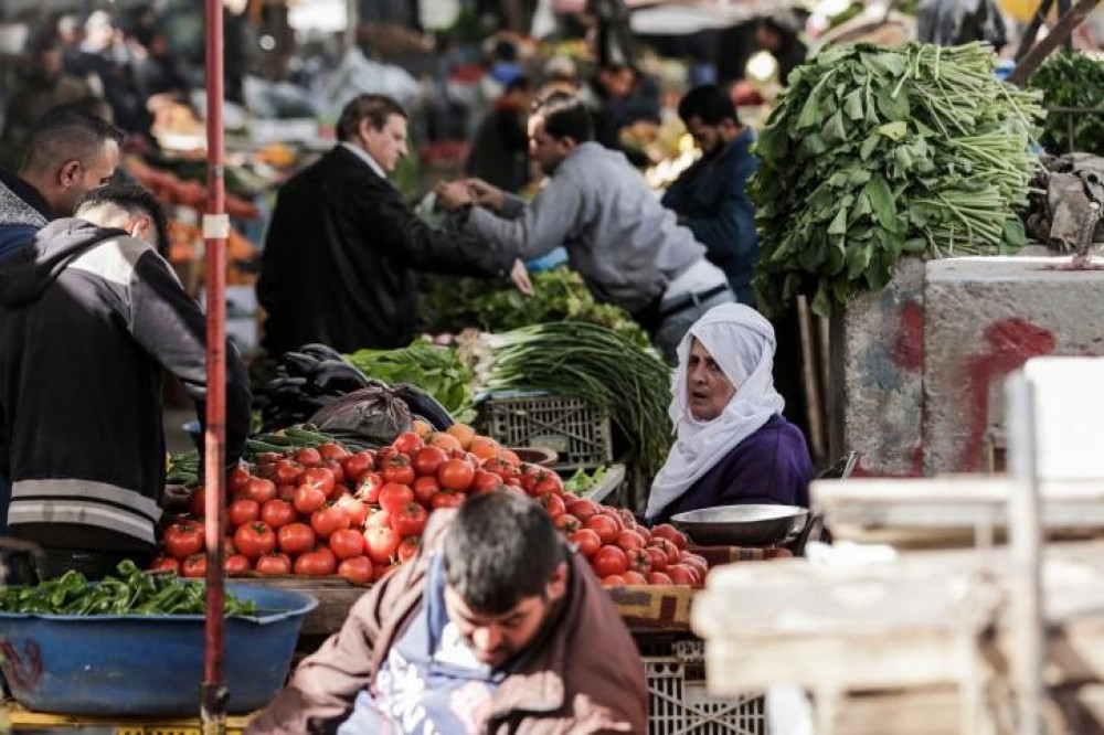 أحد أسواق قطاع غزة 