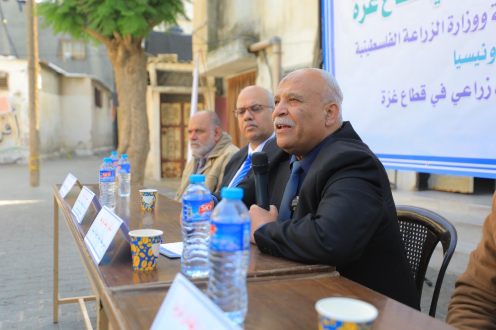 سلطة المياه  تفتتح بئر زراعي متضرر من الحروب الاسرائيلية