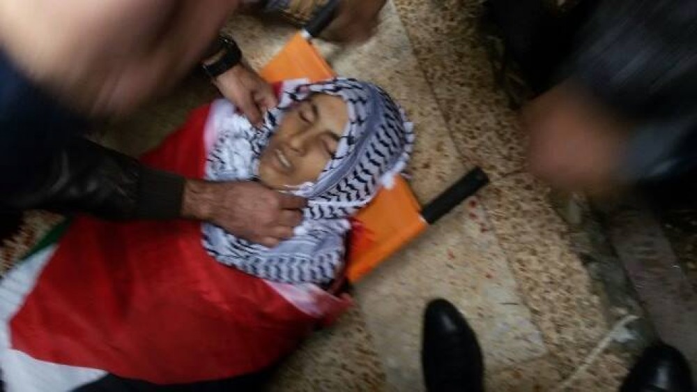 وداع الشهيد أحمد