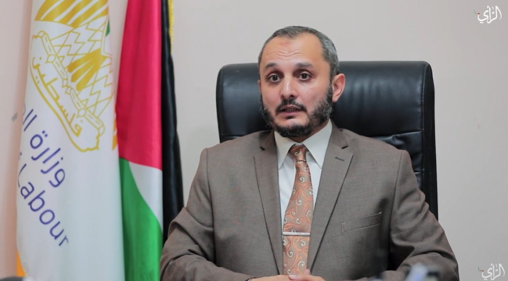 وكيل وزارة العمال في قطاع غزة إيهاب الغصين