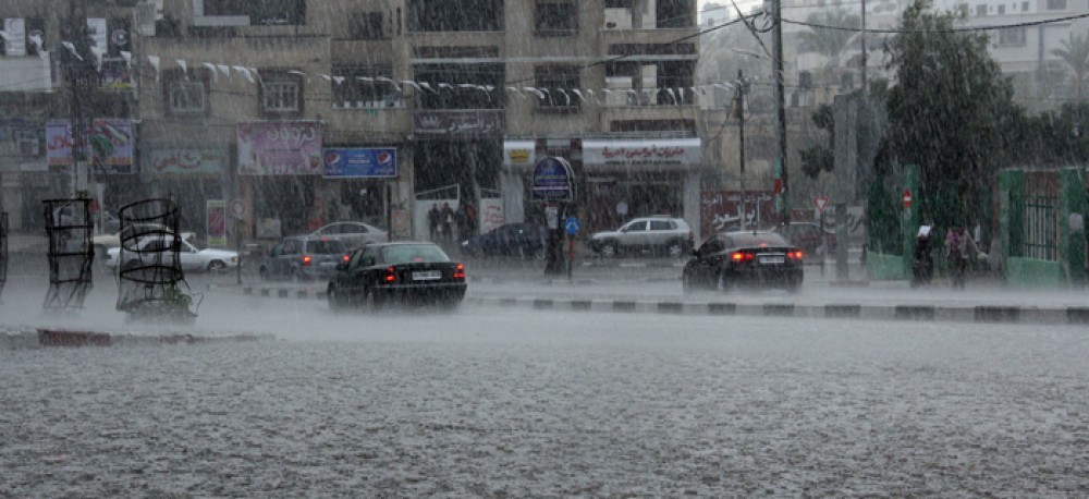 أمطار على غزة 