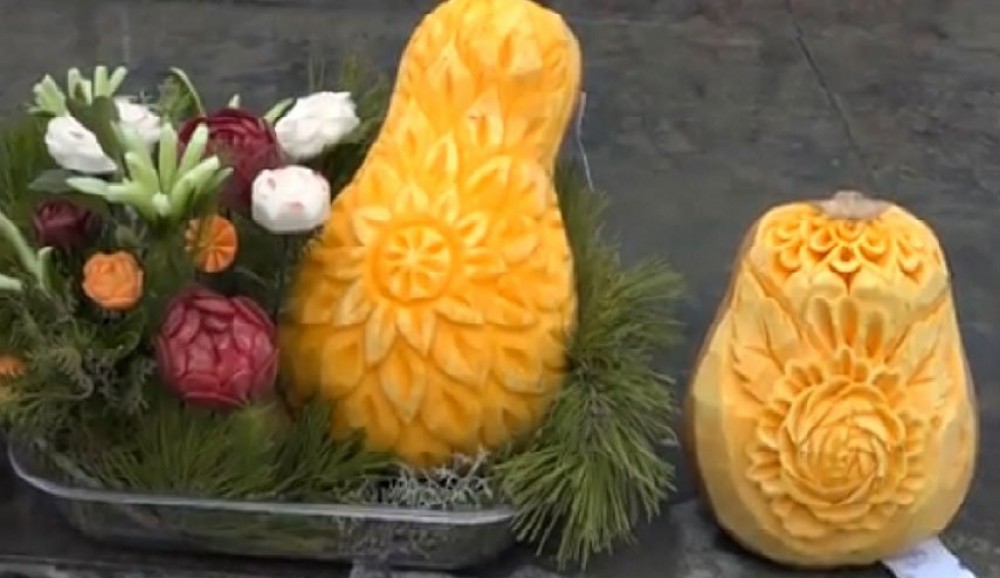 شاهد مهرجان اليقطين في همدان غرب ايران