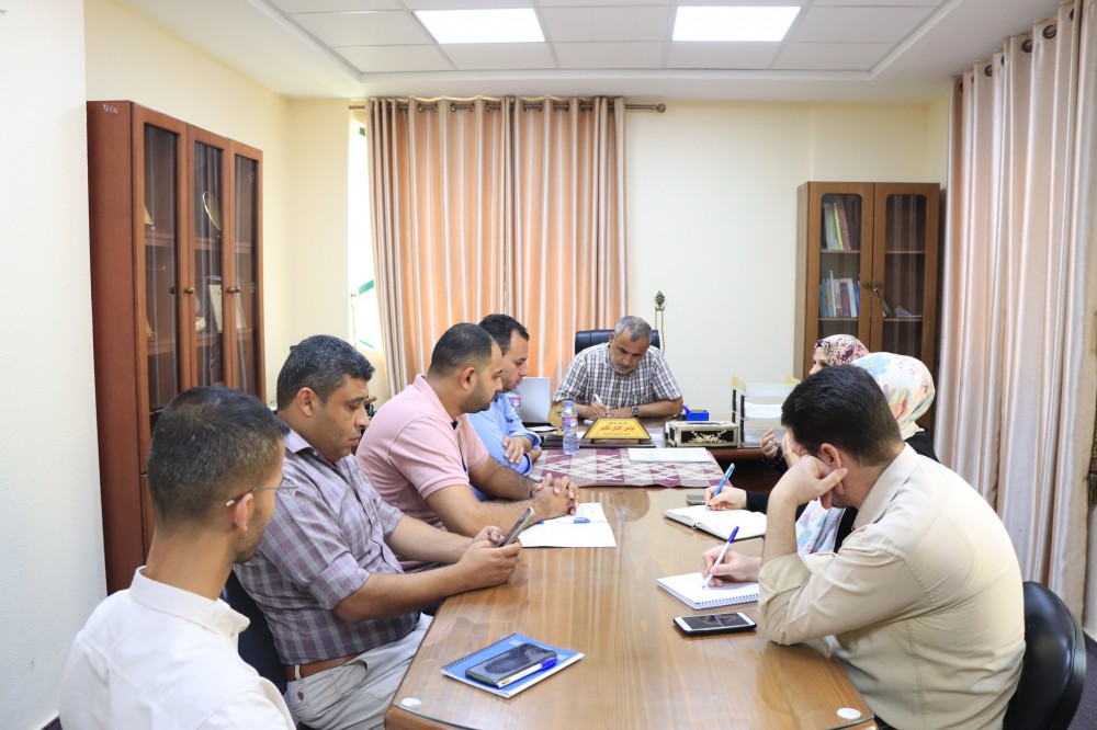 الأشغال تبحث التعاون المشترك مع الجامعة الإسلامية(1)