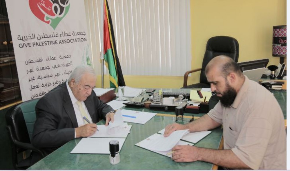  عطاء فلسطين الخيرية وبلدية النصر يوقعان اتفاقية مشروع تحلية المياه