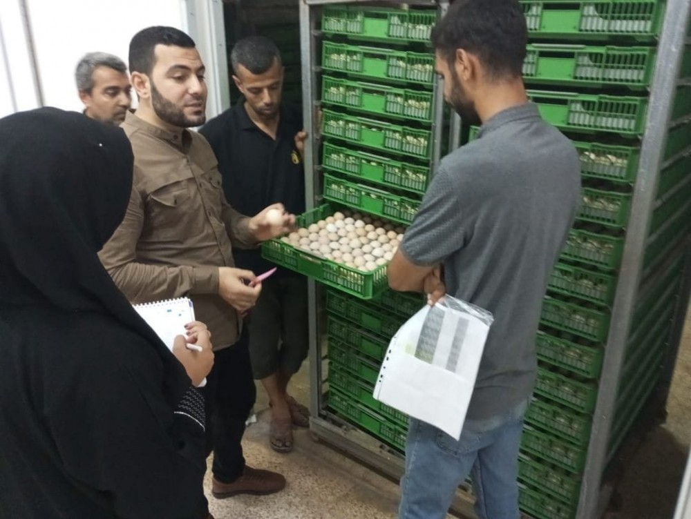 ‏زراعة شمال غزة تختتم تدريب مجموعة من طلاب تخصص الهندسة الزراعية