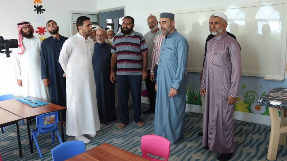 وكيل وزارة الأوقاف يفتتح وقفية (روضة البشائر) بمحافظة خان يونس