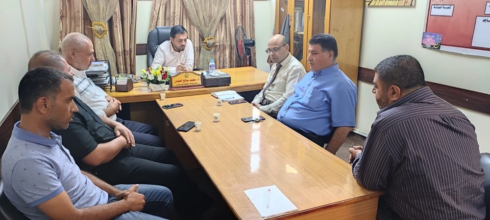 أوقاف وبلدية خان يونس يبحثان سبل التعاون المشترك