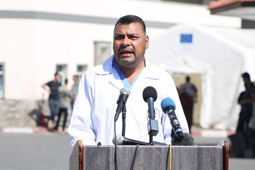 المتحدث باسم الوزارة أشرف القدرة - صورة أرشيفية 