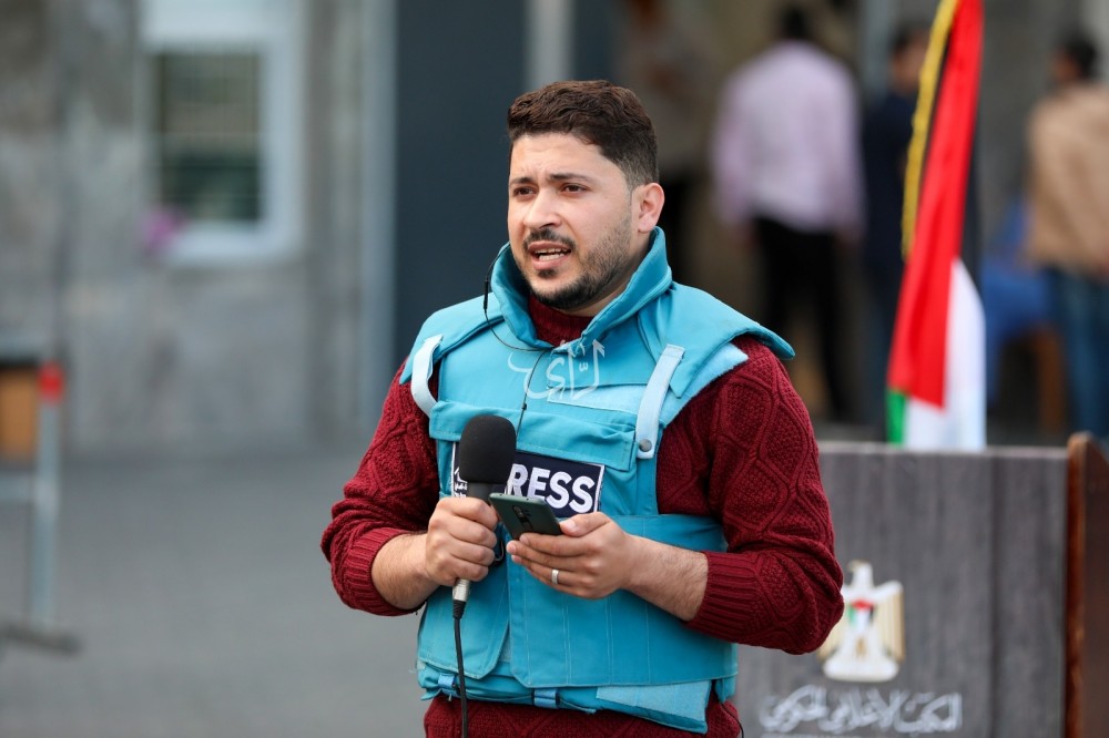 الرأي توثق عمل الطواقم الصحفية في غزة (34)