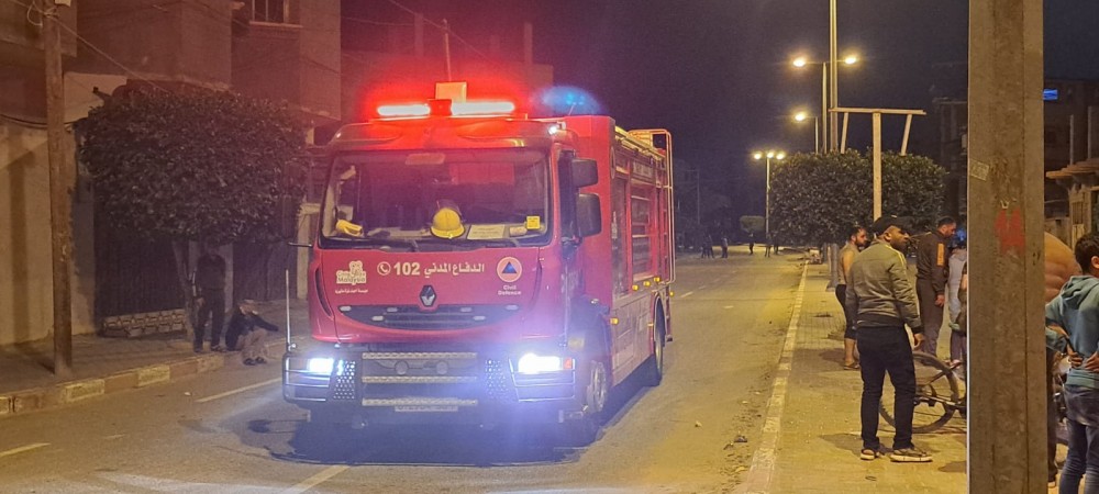 مشاهد من قصف الاحتلال على قطاع غزة وعمل الطواقم الطبية والأمنية خلال القصف (5)