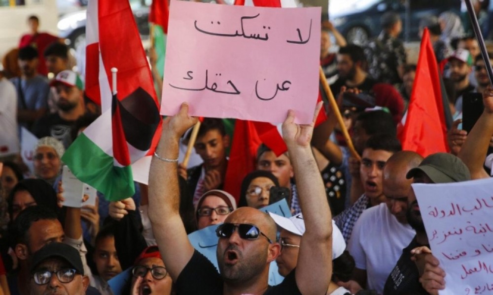 احتجاجات الفلسطينيين في لبنان