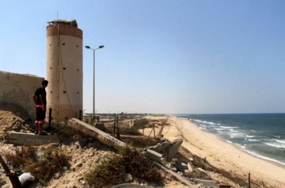 الحدود الجنوبية لقطاع غزة مع مصر