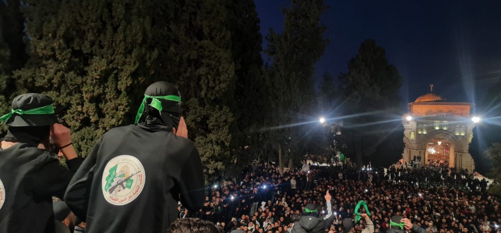 مشاهد من الرباط في المسجد الأقصى المبارك