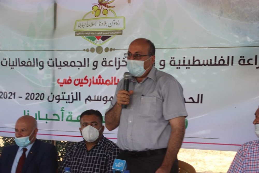  الزراعة تفتتح موسم الزيتون وتشغيل المعاصر للعام ٢٠٢٠-٢٠٢١