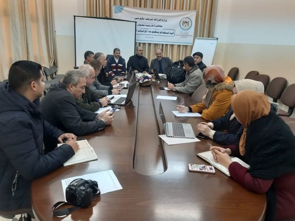  الزراعة تناقش آلية استخدام منظومة المراسلات الادارية