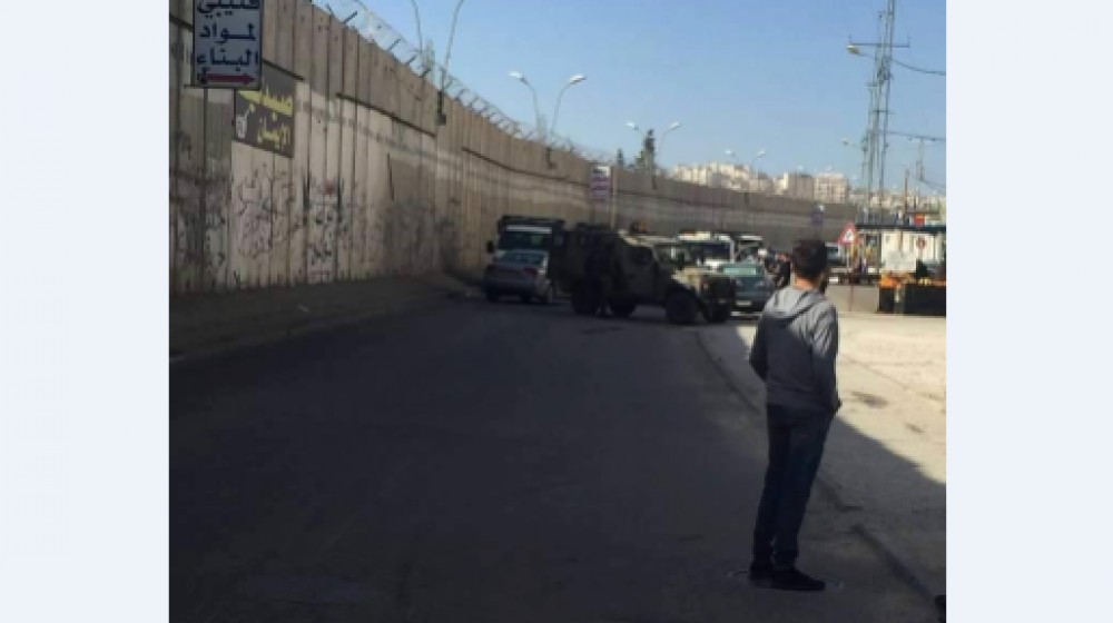 مكان إطلاق النار على الشاب