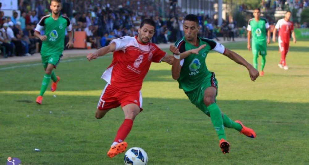 جانب من مباراة الشجاعية والخليل 