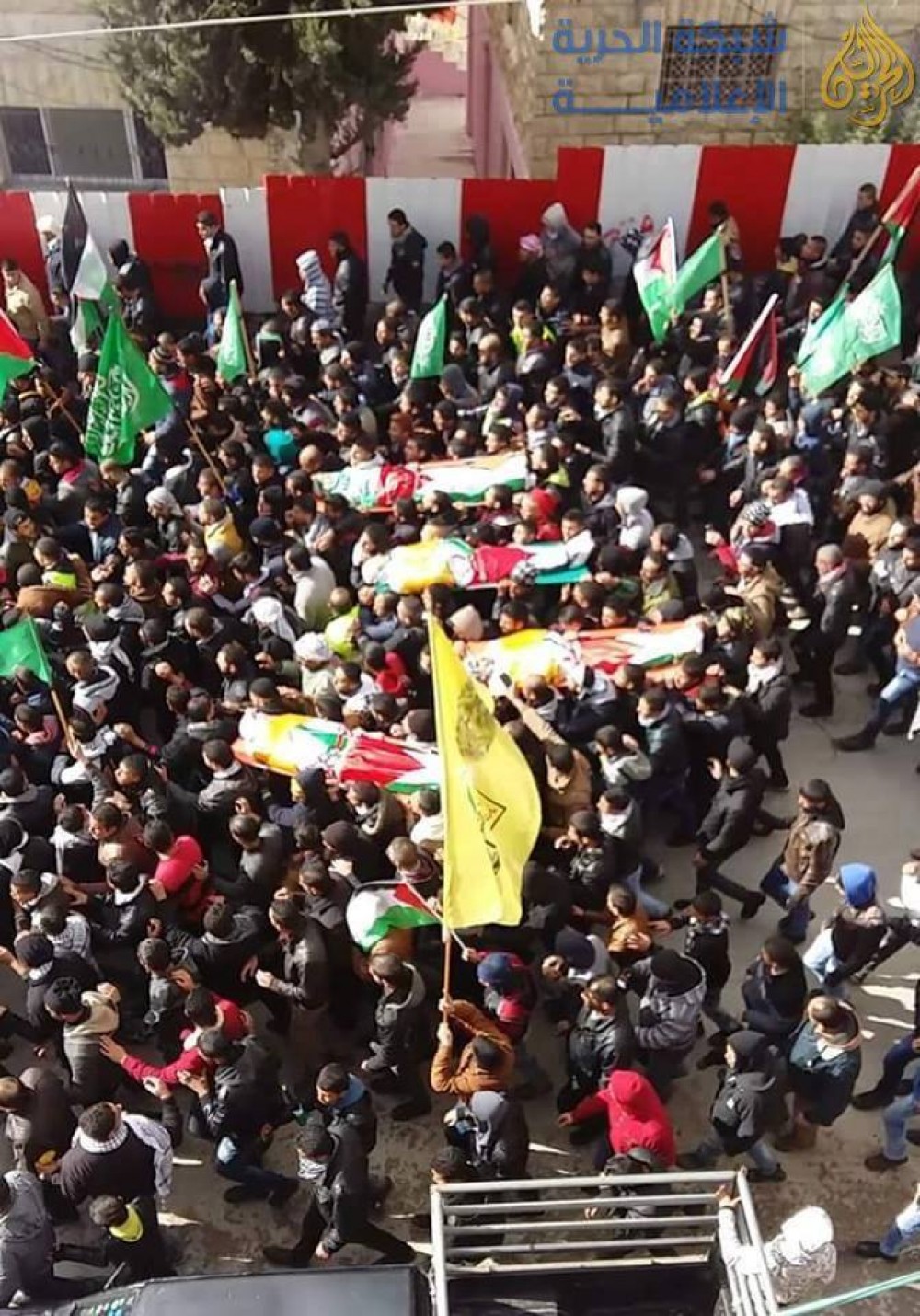 جنازة الشهداء الاربعة