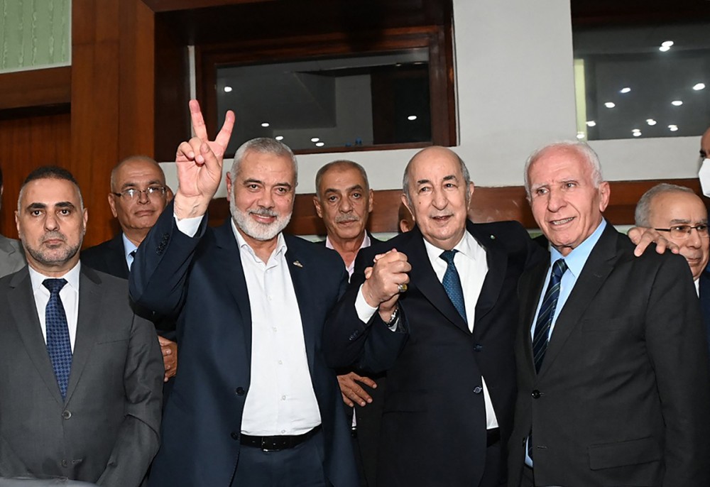 جانب من مراسم توقيع الإعلان