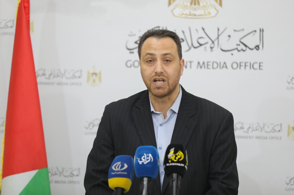 المتحدث باسم الوزارة أنيس عرفات خلال اللقاء 