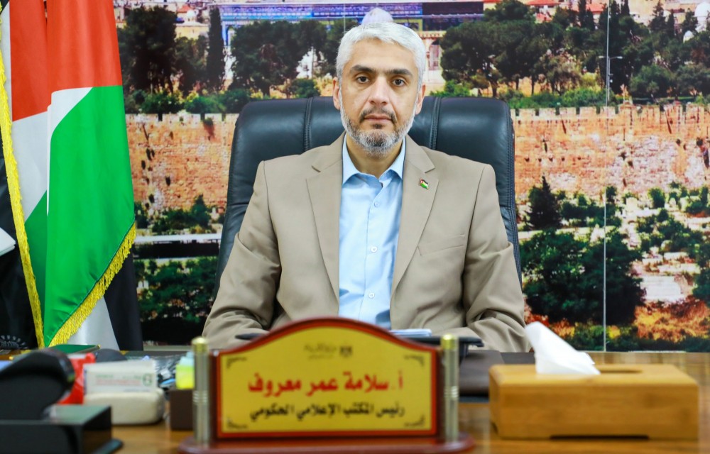 رئيس المكتب الإعلامي الحكومي سلامة معروف 