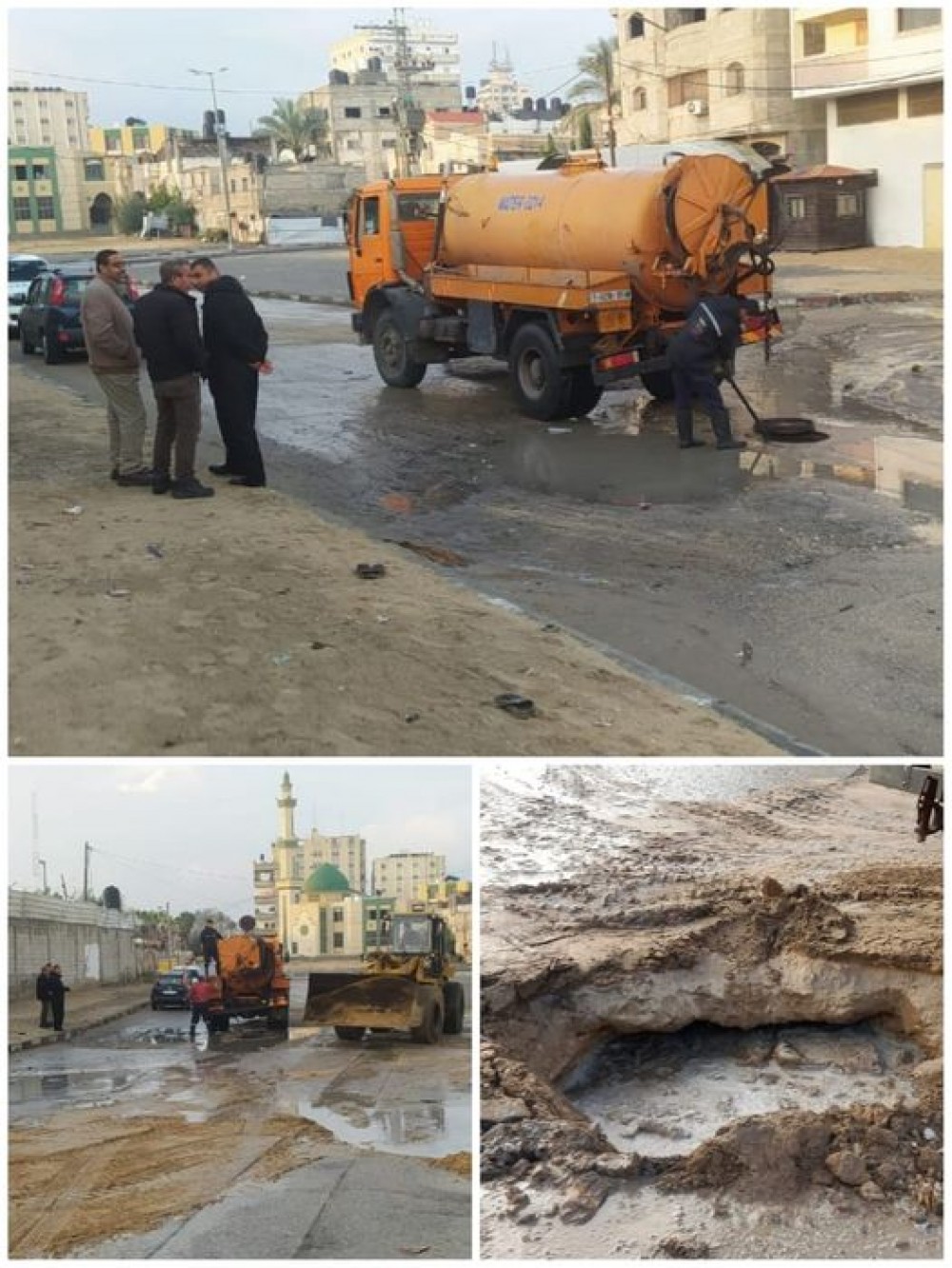 تنظيف مصارف الصرف