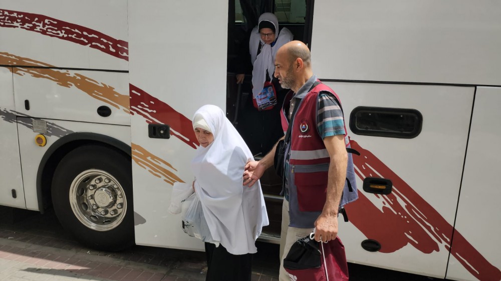 اكتمال وصول الفوج الثالث من حجاج قطاع غزة الى مكة المكرمة (12)