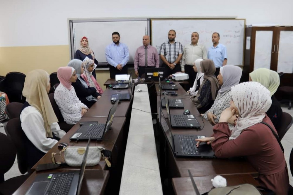 تعليم غرب غزة ينظم ورشة عمل تدريبية حول توظيف تطبيق 