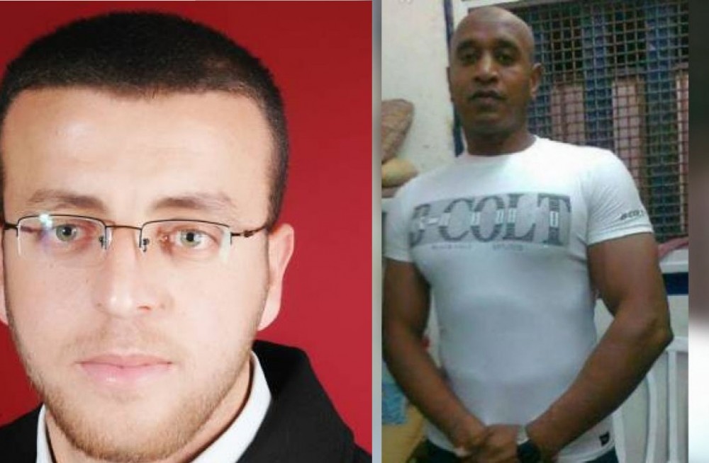 الاسيرين المضربين عن الطعام محمد القيق وعبد الله ابو جابر