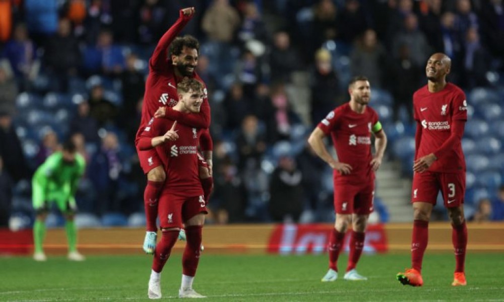 ليفربول يسحق رينجرز 7-1 بهاتريك تاريخي لصلاح