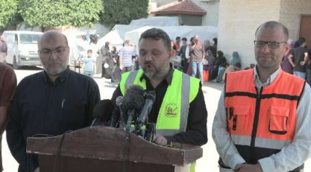 مؤتمر صحفي لبلديات الوسطى، حول الآثار الكارثية للعدوان على العمل البلدي