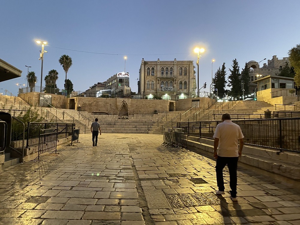 منطقة باب العامود في القدس المحتلة 