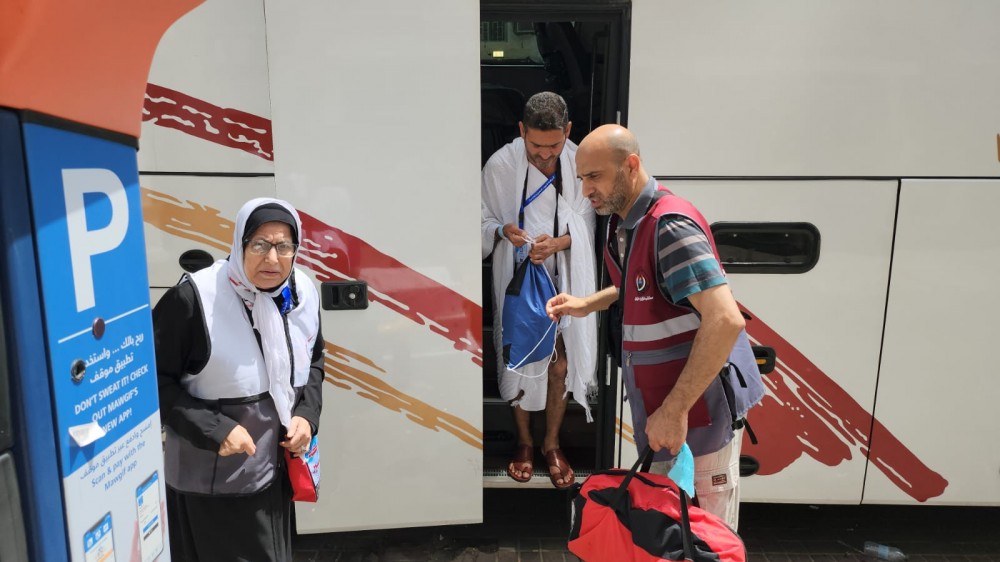 اكتمال وصول الفوج الثالث من حجاج قطاع غزة الى مكة المكرمة (11)