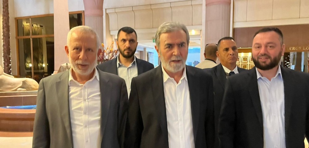 وفد حركة الجهاد الإسلامي في القاهرة