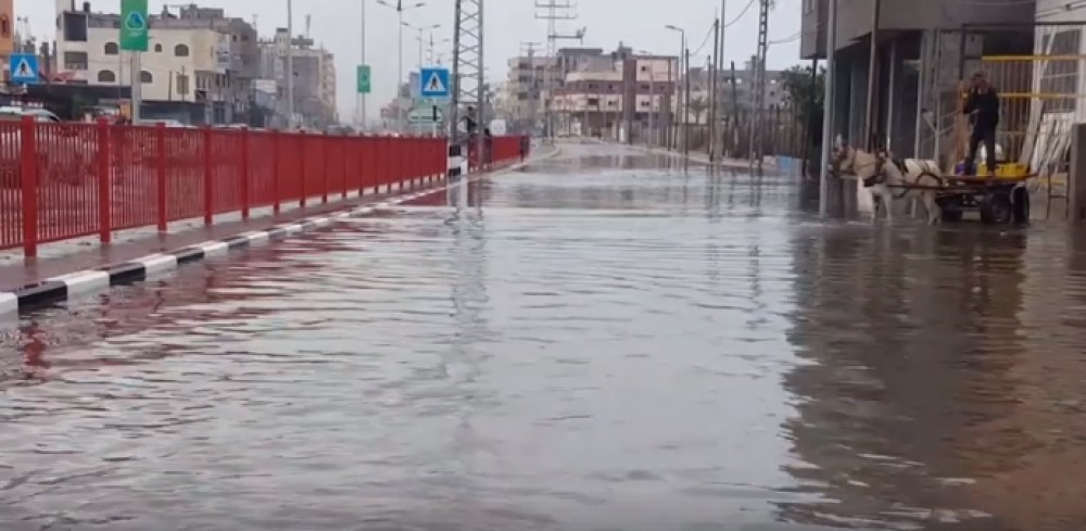 غرق شارع صلاح الددين