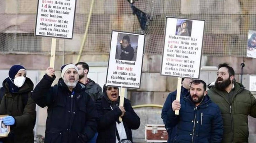 احتجاجات للاجئين في السويد